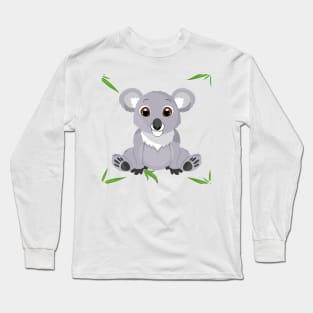 Cute Little Koala Bear Long Sleeve T-Shirt